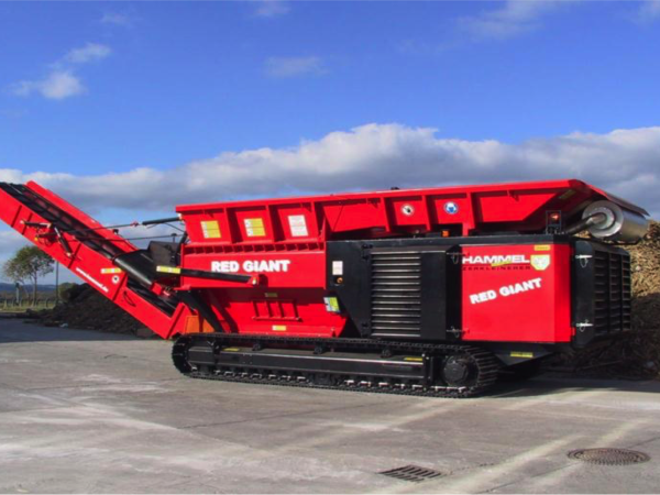 Hammel 950 Gearbox for wood shredder, rebuild, Hicroft Transport