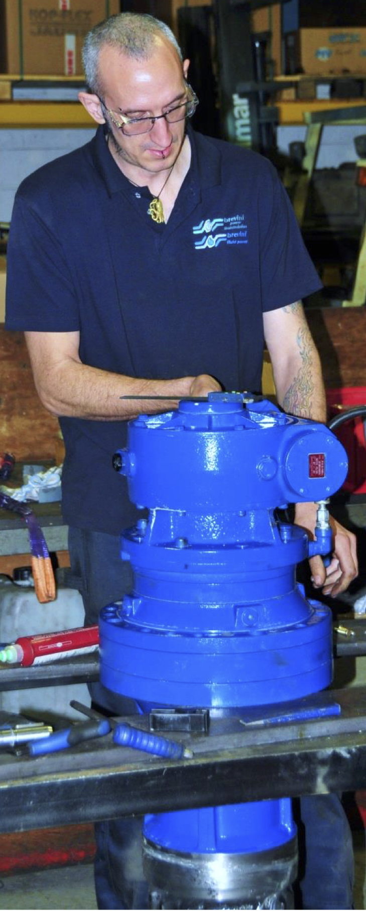 image 3 - testing seal integrity on a yaw drive